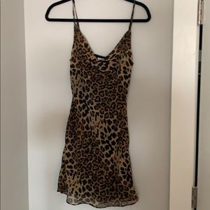 Cheetah mini dress